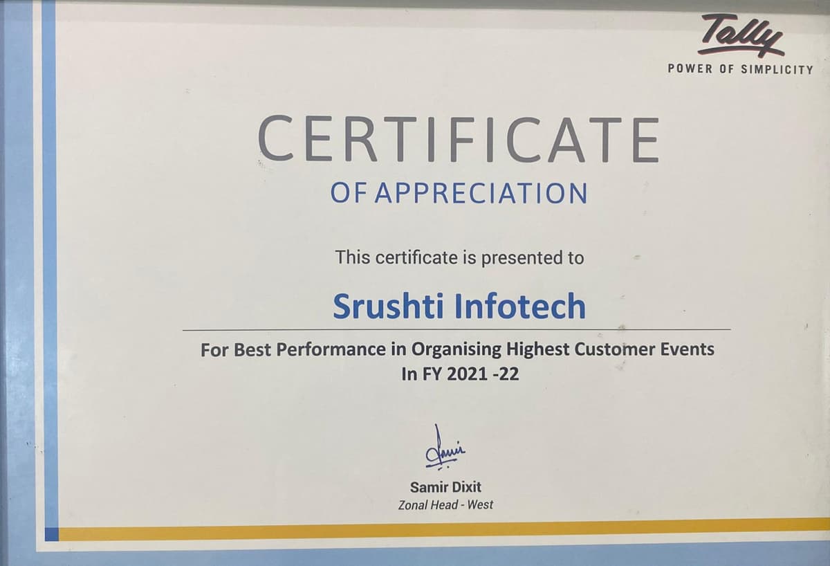 Gallery Certificate